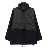 Giacca smock con cappuccio in nero Barbour x kaptain sunshine - uomo 