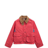 Giacca con bottoni in rosso Barbour x Paul Smith - donna 