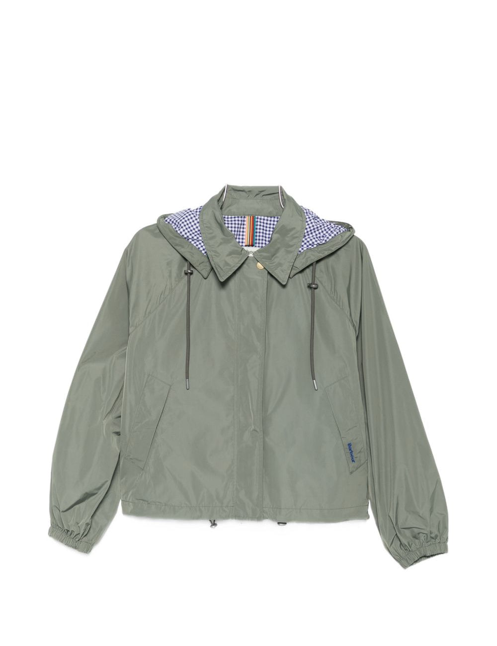 Giacca con cappuccio in verde Barbour x Paul Smith - donna 