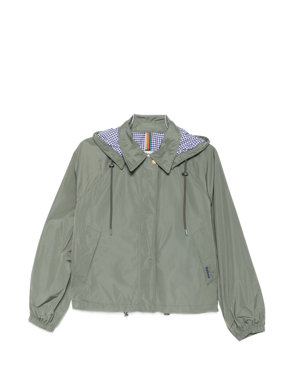 Giacca con cappuccio in verde Barbour x Paul Smith - donna 