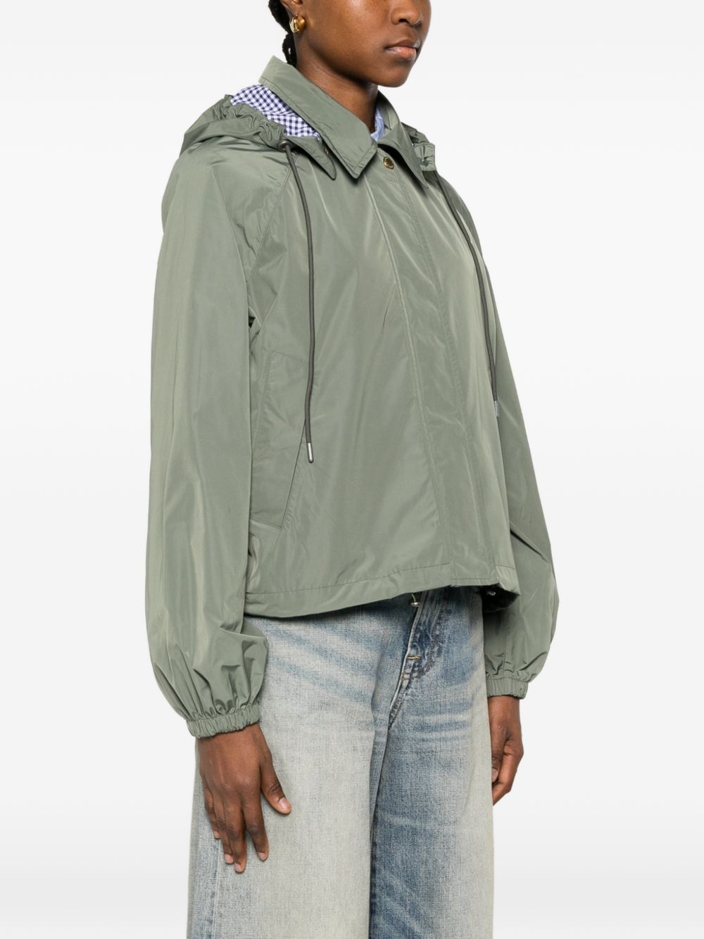 Giacca con cappuccio in verde Barbour x Paul Smith - donna 
