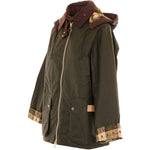 Giacca con cappuccio in verde Barbour x Paul Smith - donna 