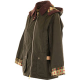 Giacca con cappuccio in verde Barbour x Paul Smith - donna 