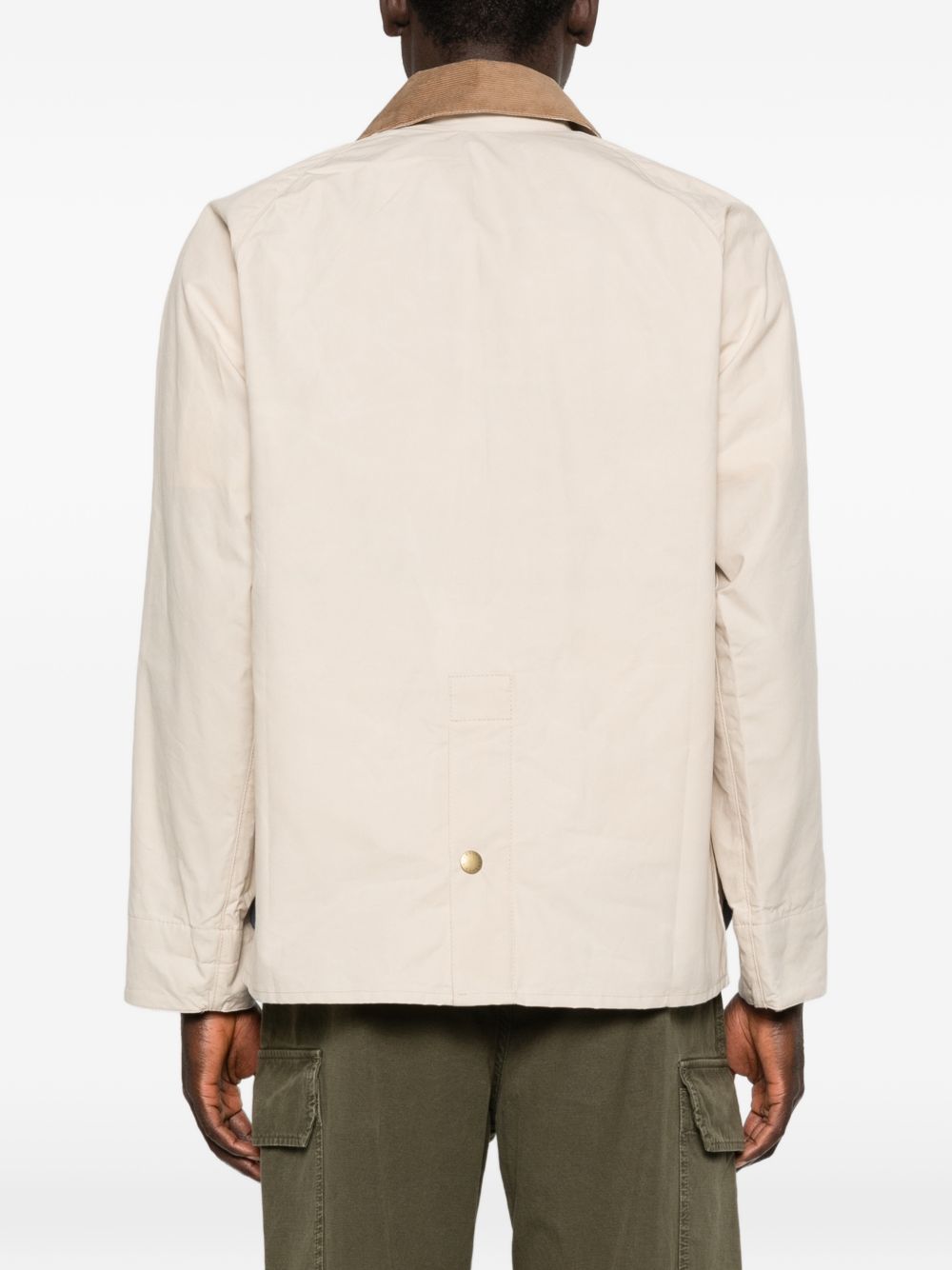Giacca multitasche con bottoni in beige Barbour x paul smith - uomo 