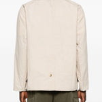Giacca multitasche con bottoni in beige Barbour x paul smith - uomo 