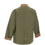 Giacca Sugarlump Bedale con colletto a coste in verde Barbour x paul smith - uomo 