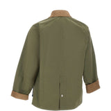 Giacca Sugarlump Bedale con colletto a coste in verde Barbour x paul smith - uomo 
