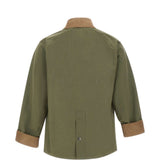 Giacca Sugarlump Bedale con colletto a coste in verde Barbour x paul smith - uomo 