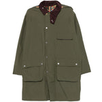 Cappotto con tasche in verde Barbour x paul smith - uomo 