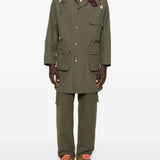 Cappotto con tasche in verde Barbour x paul smith - uomo 