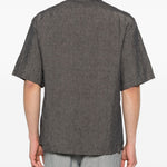 Camicia con tasca in grigio Barena Venezia - uomo 