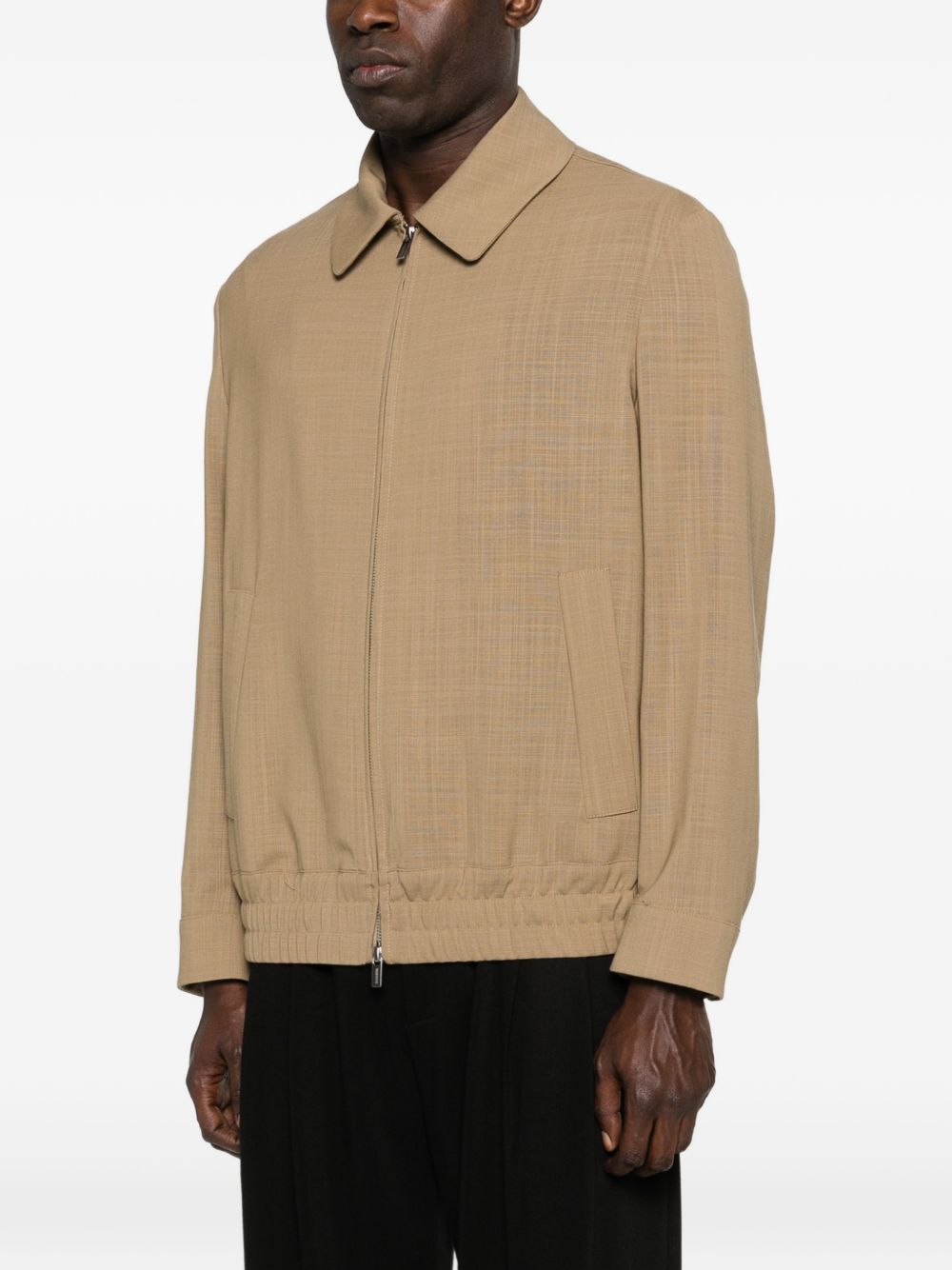 Giacca con zip in beige Barena - uomo 