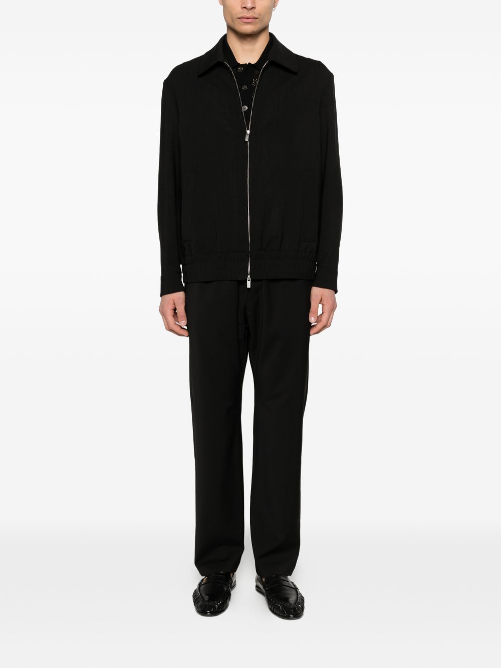Giacca con zip in nero Barena - uomo 