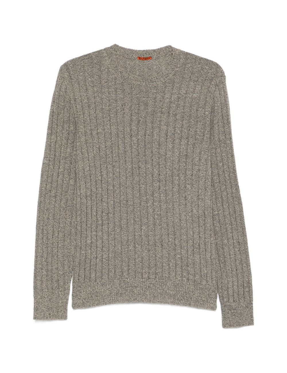 Maglione a coste in grigio Barena Venezia - uomo 