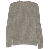 Maglione a coste in grigio Barena Venezia - uomo 