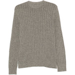 Maglione a coste in grigio Barena Venezia - uomo 