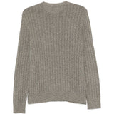 Maglione a coste in grigio Barena Venezia - uomo 