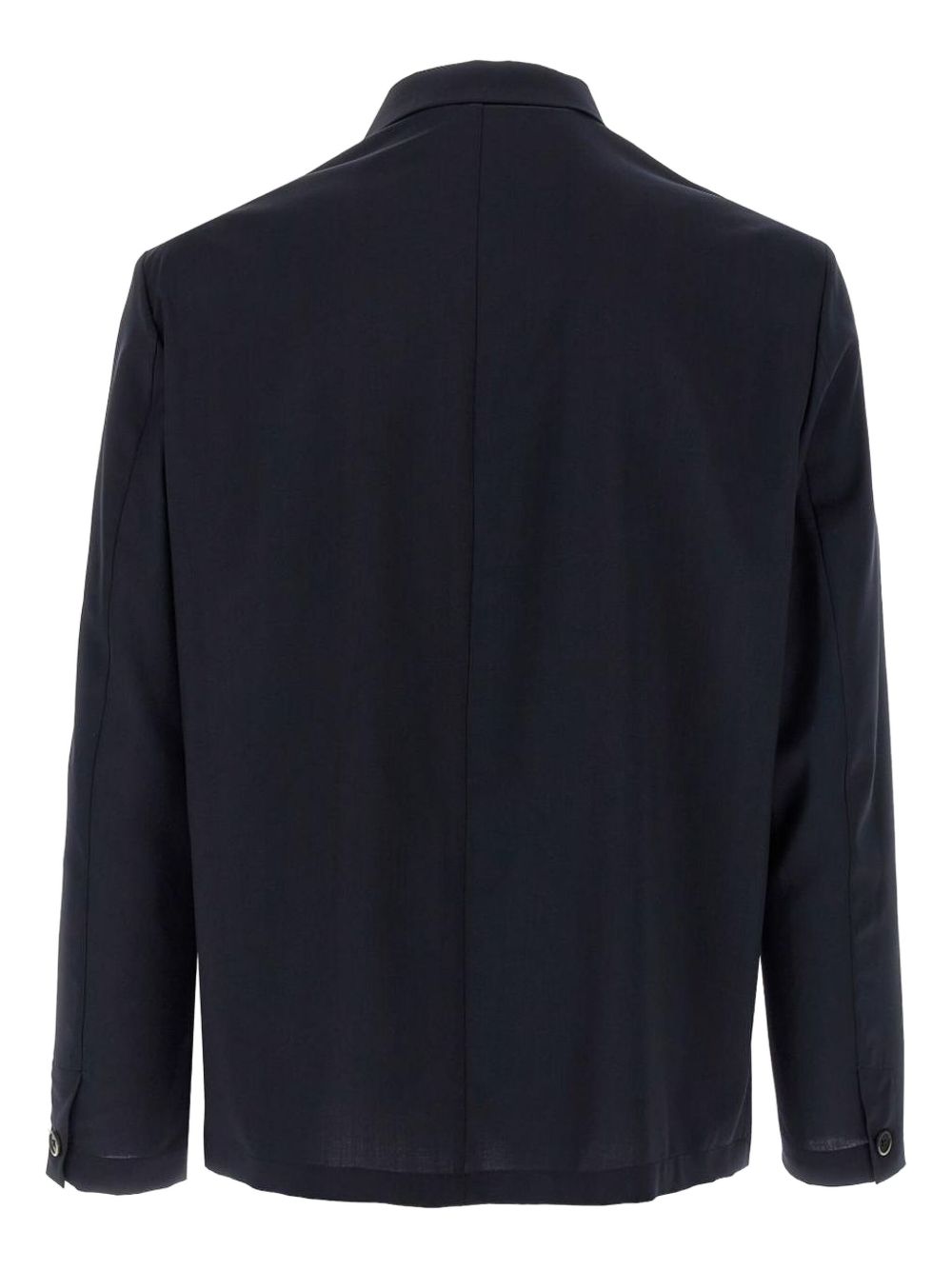 Giacca-camicia in lana blu navy Barena - uomo 