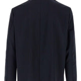 Giacca-camicia in lana blu navy Barena - uomo 