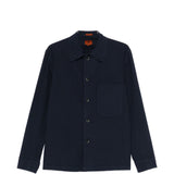 Camicia a maniche lunghe con tasca in blu Barena Venezia - uomo 