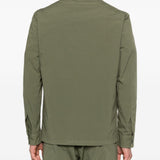 Camicia a maniche lunghe con tasca in verde Barena Venezia - uomo 