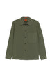 Camicia a maniche lunghe con tasca in verde Barena Venezia - uomo