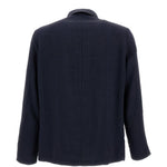 Giacca camicia con zip in blu Barena Venezia - uomo 
