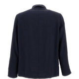 Giacca camicia con zip in blu Barena Venezia - uomo 