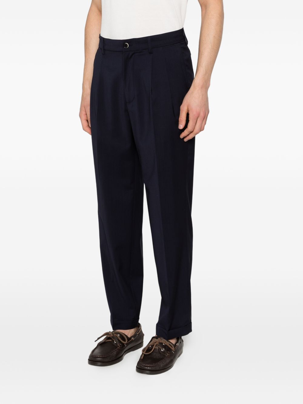 Pantaloni drapier in grigio scuro barena venezia - uomo 