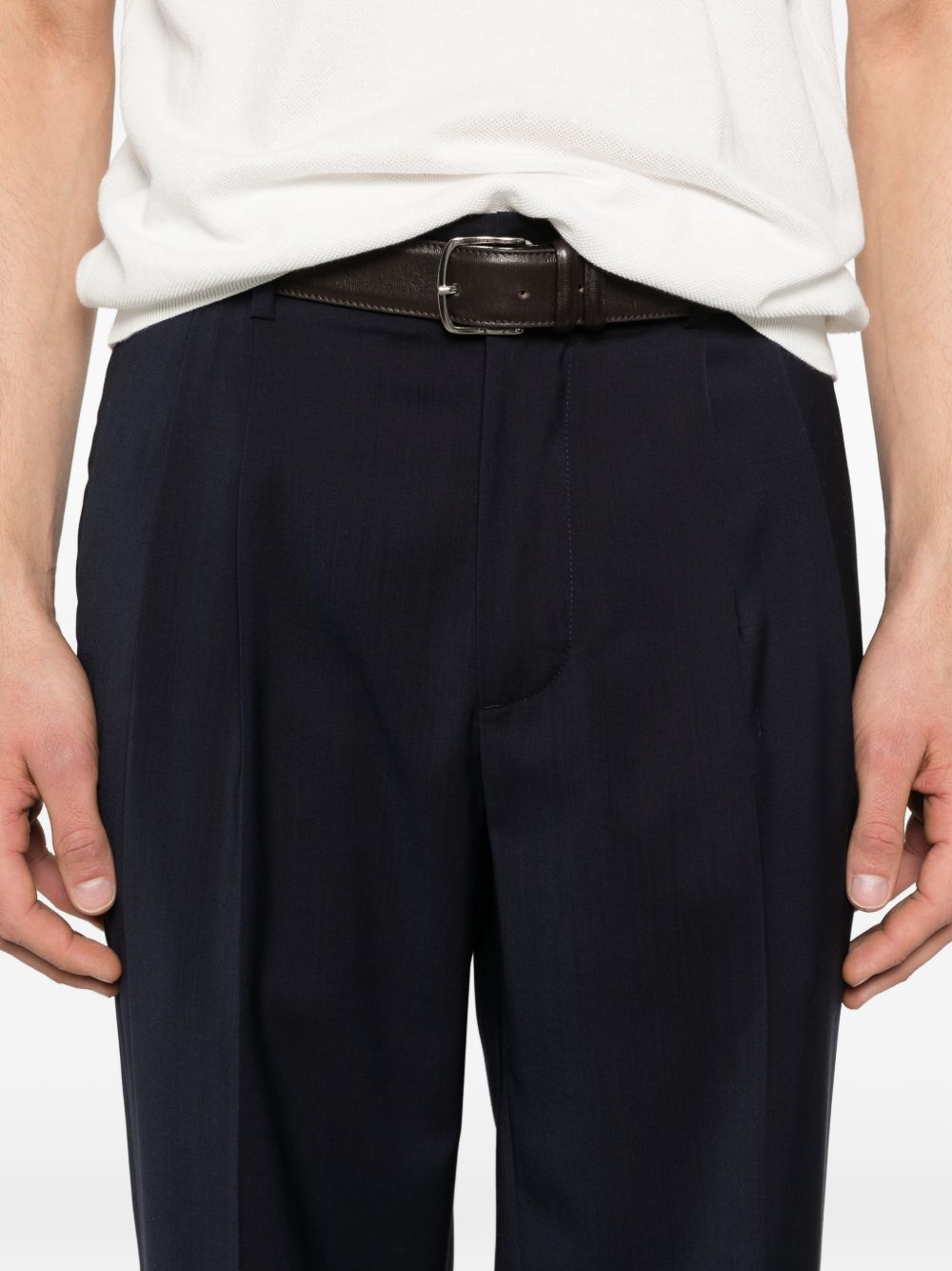 Pantaloni drapier in grigio scuro barena venezia - uomo 
