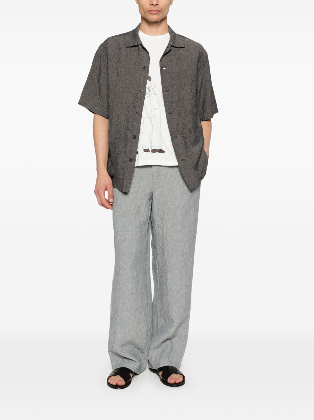pantaloni cavea in grigio barena venezia - uomo 