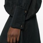 Abito lungo con scollo a V in nero Batakovic - donna 