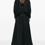 Abito lungo con scollo a V in nero Batakovic - donna 