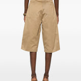 Pantaloncini con pieghe in beige Batakovic - donna 