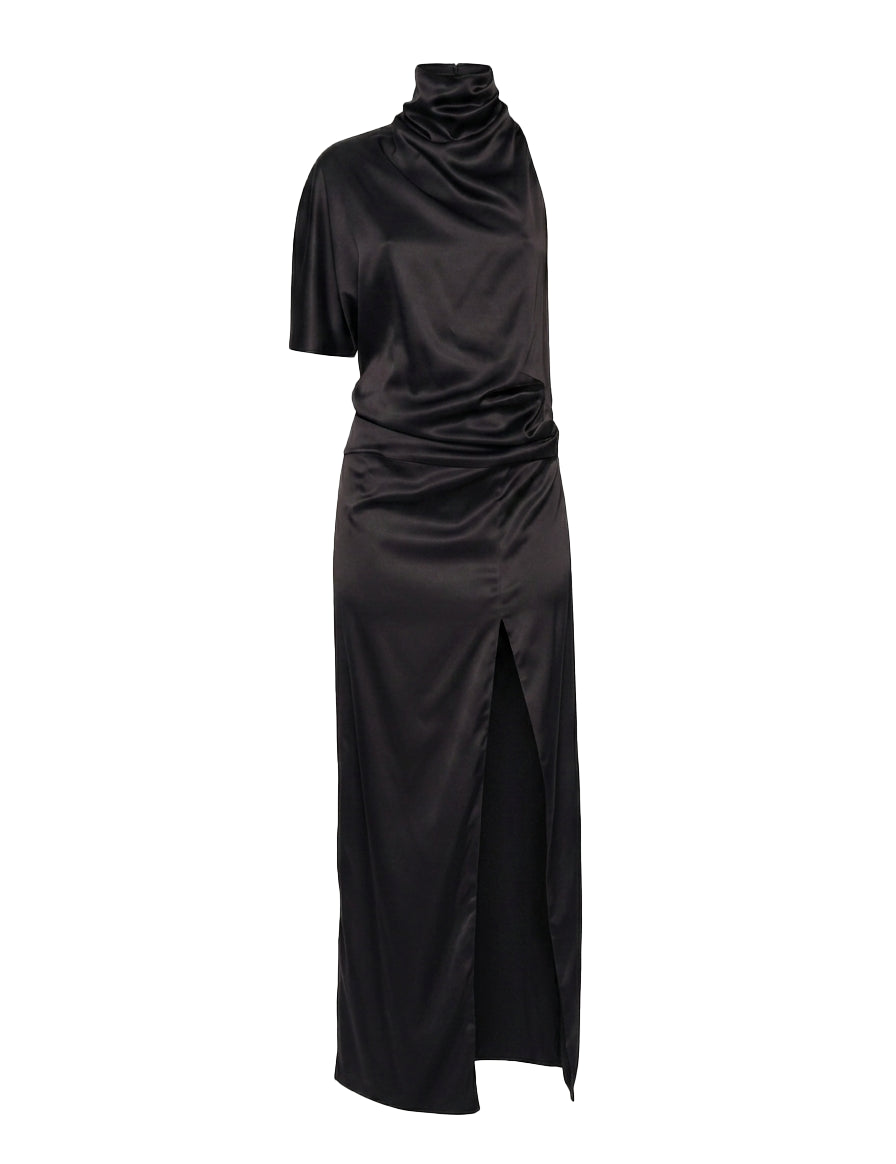 Abito midi in seta in nero Batakovic - donna 