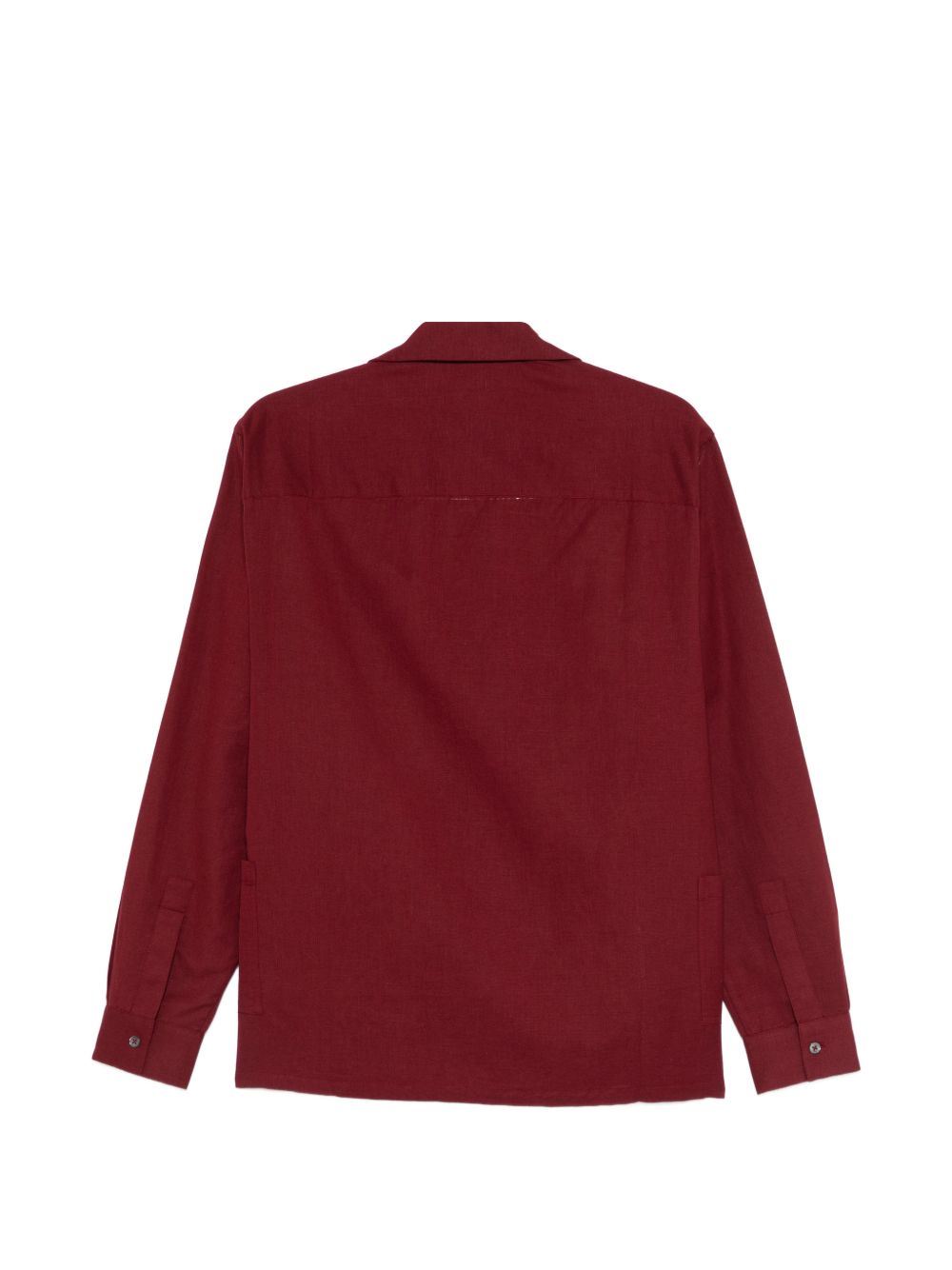 Camicia con motivo palme in bourdeaux Baziszt - uomo 