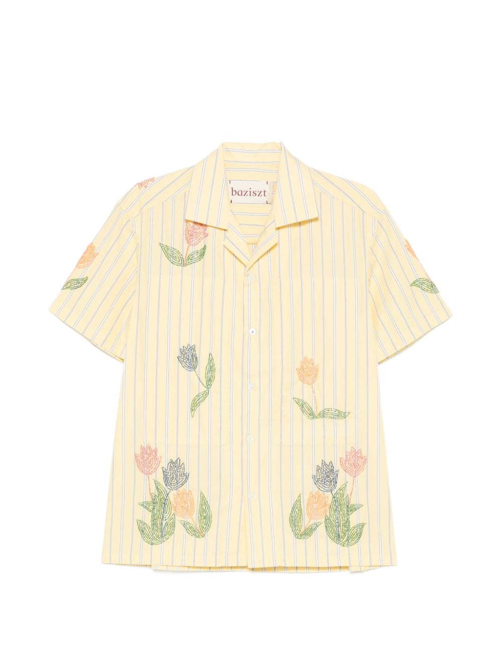 Camicia Tulip in giallo chiaro Baziszt - uomo 