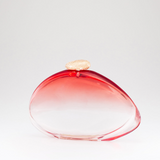 Borsa clutch rigida Ariel in rosso 