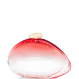Borsa clutch rigida Ariel in rosso 