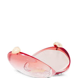 Borsa clutch rigida Ariel in rosso 
