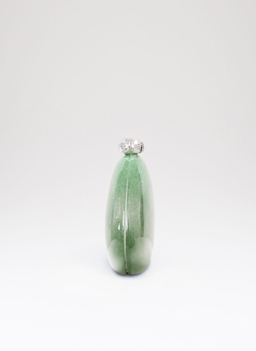 Borsa clutch rigida ariel in verde Benedetta bruzziches - donna<BR/> 