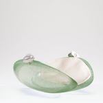 Borsa clutch rigida ariel in verde Benedetta bruzziches - donna<BR/> 