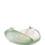Borsa clutch rigida ariel in verde Benedetta bruzziches - donna<BR/> 