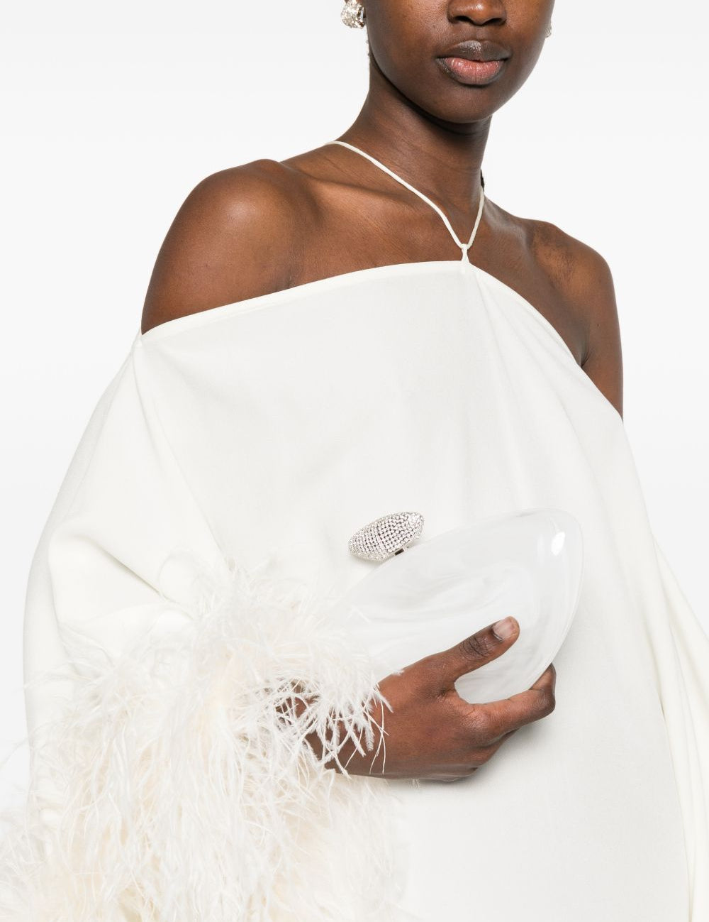 Clutch Armonia in bianco Benedetta Bruzziches - donna 
