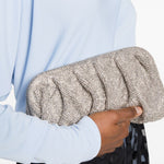 Clutch Venus con cristalli in argento Benedetta Bruzziches - donna 