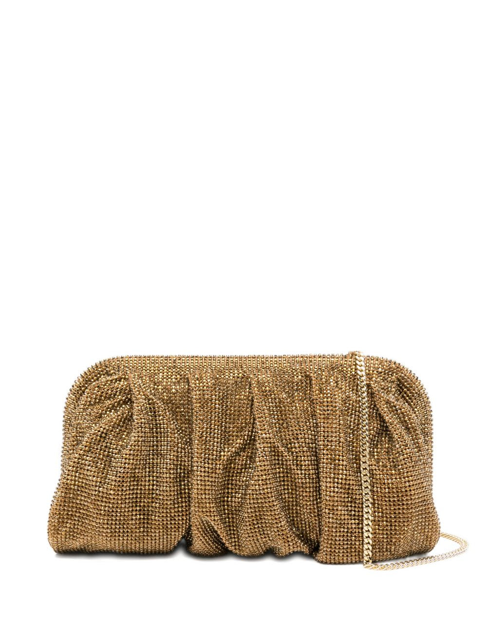 Clutch Venus con cristalli in oro Benedetta Bruzziches - donna 