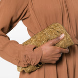 Clutch Venus con cristalli in oro Benedetta Bruzziches - donna 
