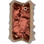 Clutch Venus con cristalli in bronzo Benedetta Bruzziches - donna 