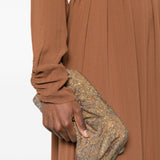 Clutch Venus con cristalli in bronzo Benedetta Bruzziches - donna 
