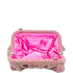 Clutch Venus con cristalli in fucsia Benedetta Bruzziches - donna 